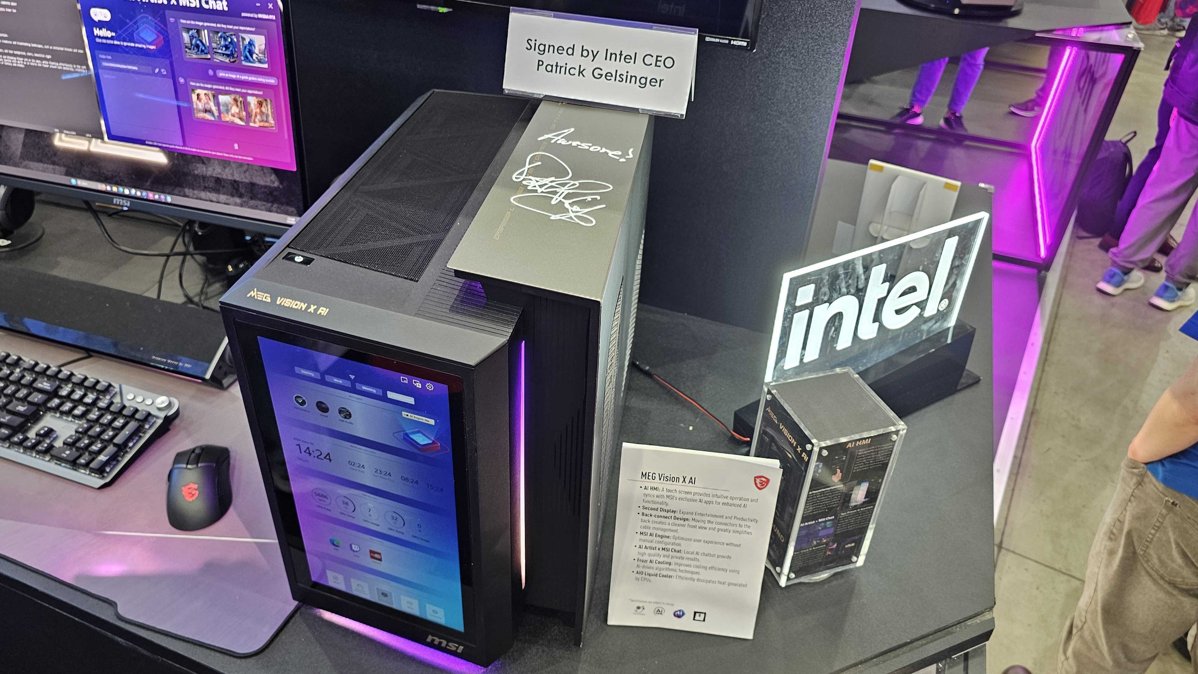 MSI MEG Vision X AI Desktop