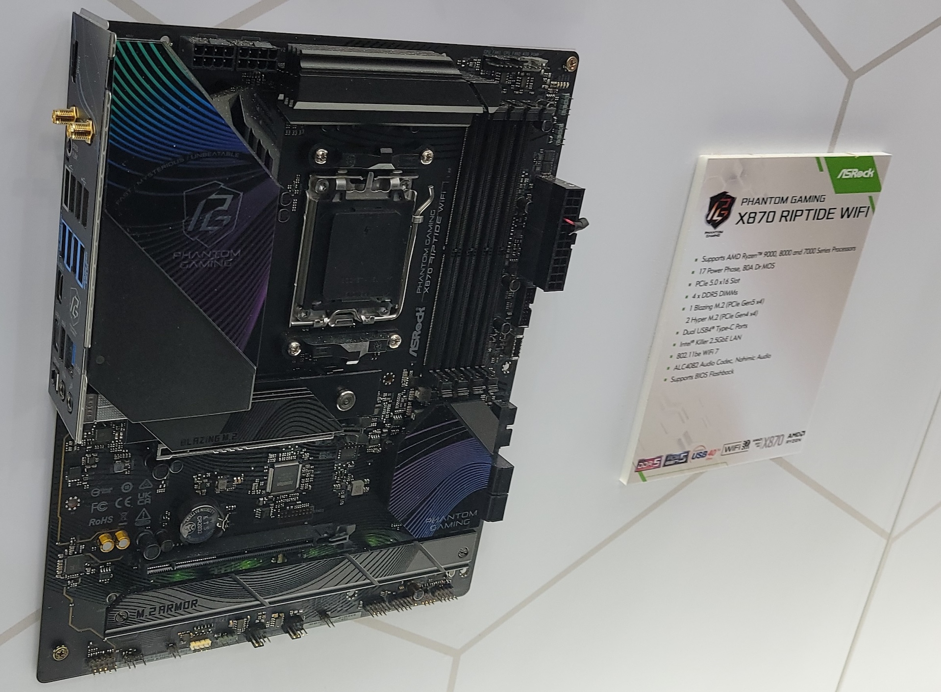 ASRock X870 Riptide WiFi motherboard