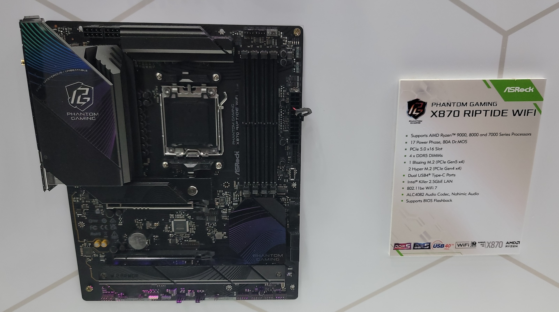 ASRock X870 Riptide WiFi motherboard