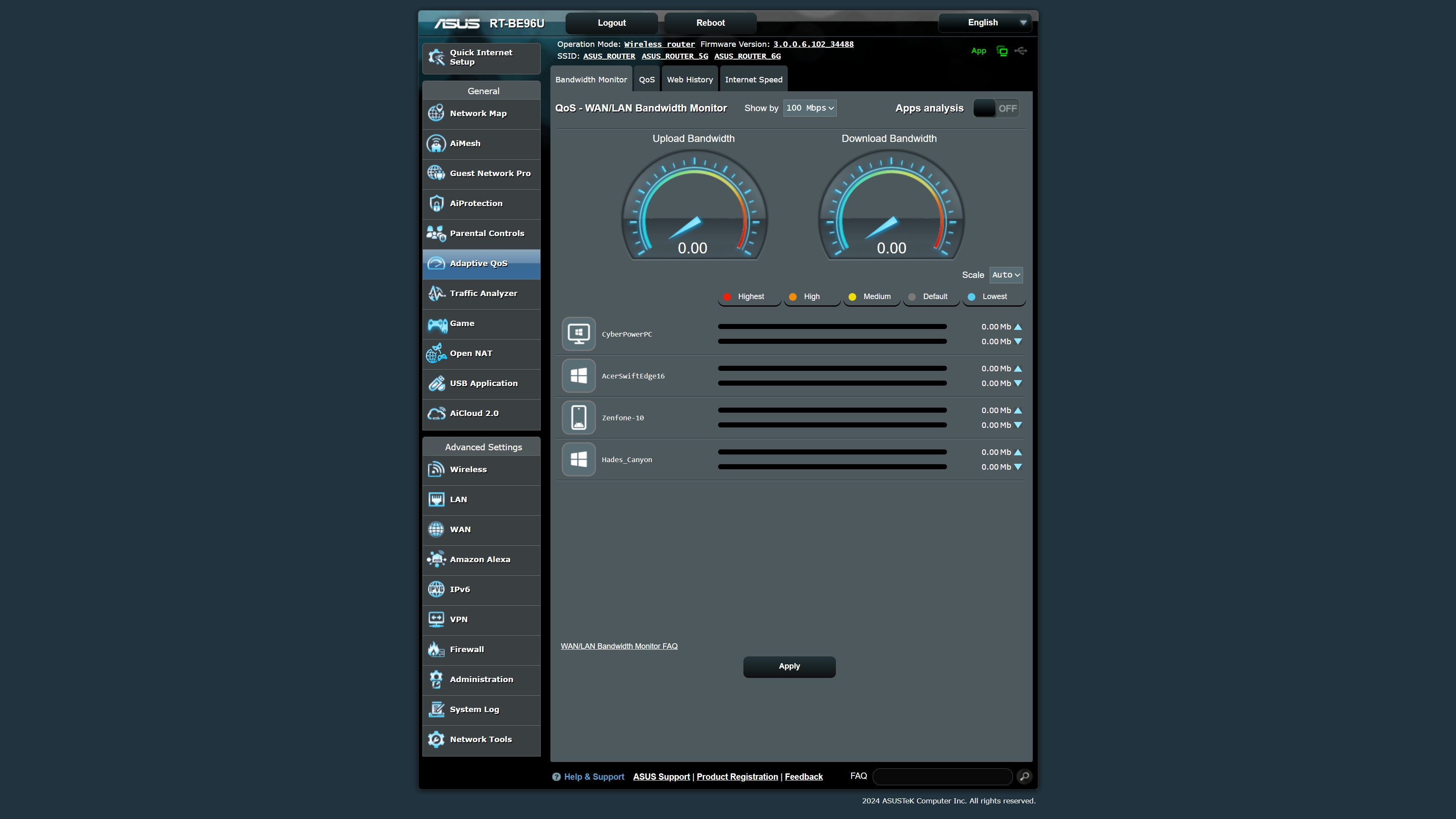 Asus RT-BE996U Wi-Fi 7 router