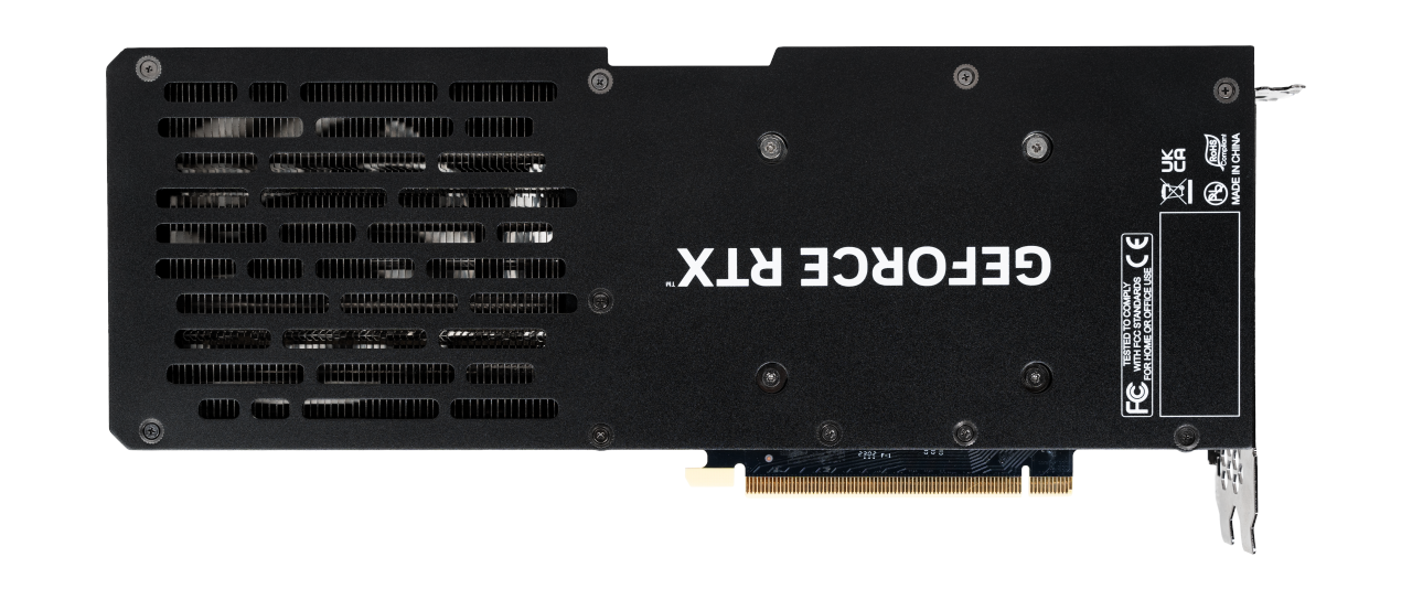 Backplate shield das GPUs Nvidia RTX 40 compatíveis com SFF da Gainward e Palit