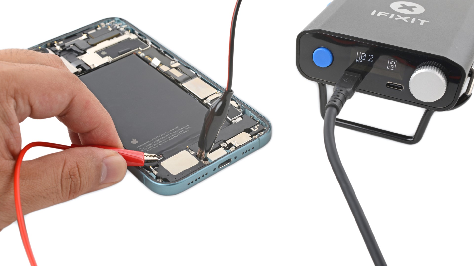 O novo adesivo de descolagem induzido eletricamente usado pela primeira vez no iPhone 16
