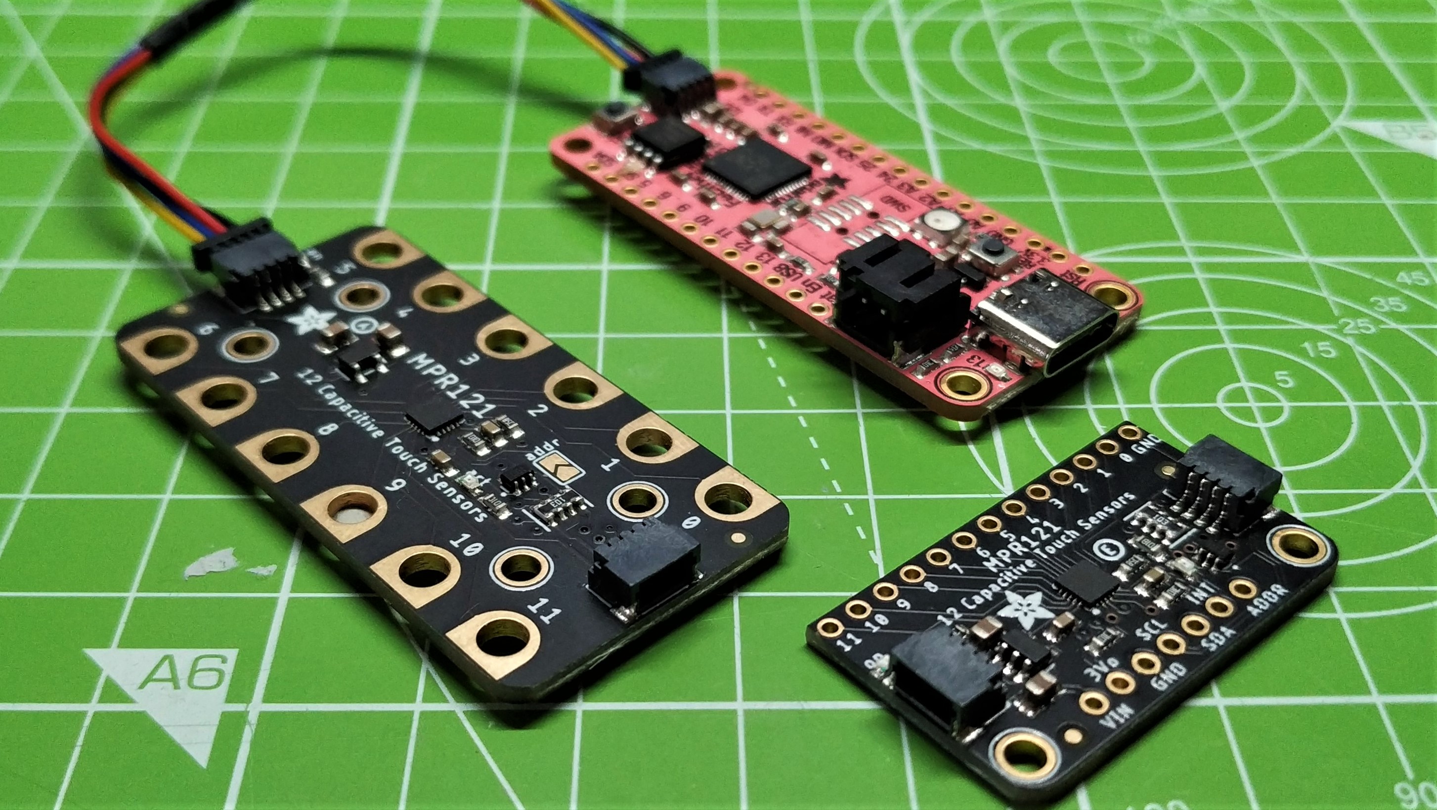 Melhor Sensor de Toque: Adafruit MPR121 Capacitive Touch Sensor