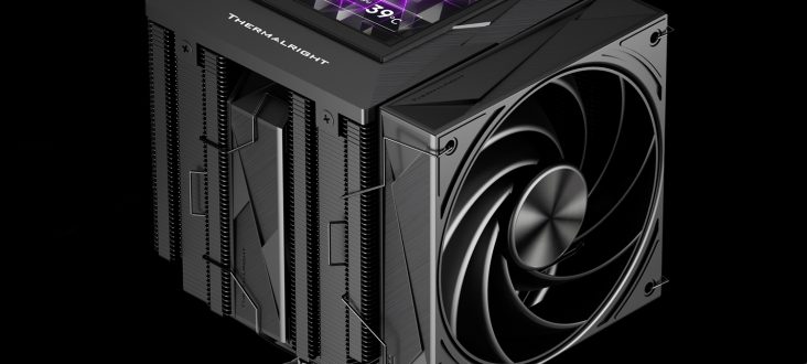 Coolers de ar Thermalright Royal Pretor 130 Vision e Digital com tela