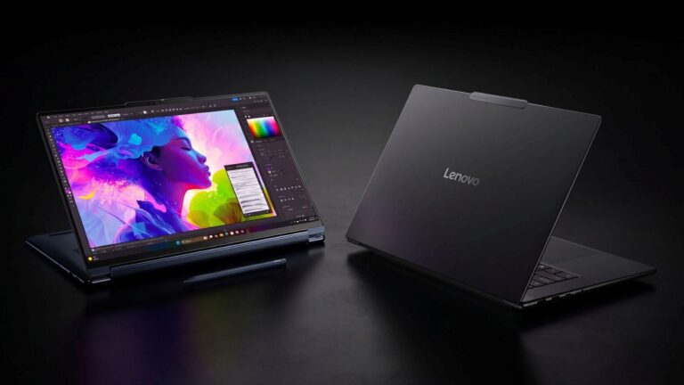 Notebook conversível Lenovo Yoga 9n com tela OLED em imagem vazada