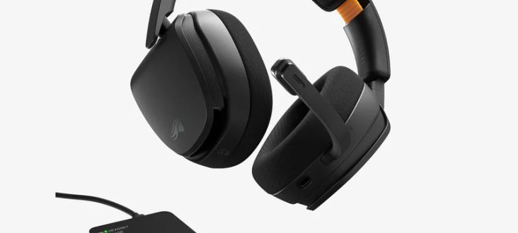 Headset gamer sem fio Glorious GHS InfinitePlay com bateria trocavel