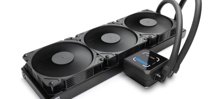 Water cooler AIO Alphacool Core 2 LT com radiador slim de 25 mm em cobre
