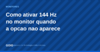 Como ativar 144 Hz no monitor no Windows 11