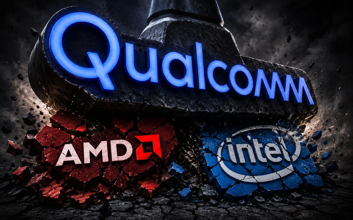 Comparativo entre Snapdragon X2 Elite Extreme, Intel Core Ultra e AMD Ryzen AI em notebooks