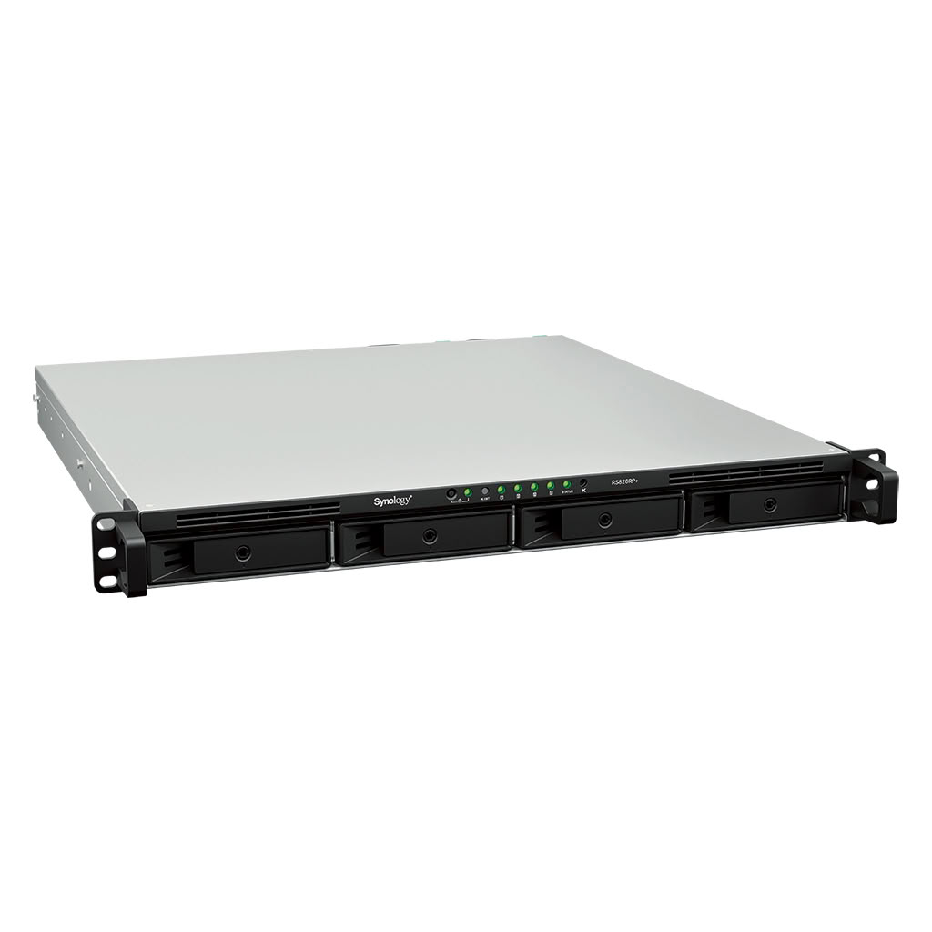Servidor NAS Synology RackStation RS826RP+ rackmount 1U de quatro baias