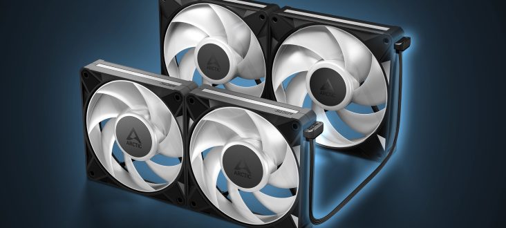 Fans Arctic BioniX P12 e P14 ARGB com sistema de conexão modular daisy-chain