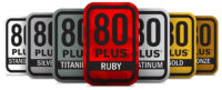 Selo de certificação 80 Plus Ruby conquistado pela fonte Seasonic Prime Enterprise RX-1600
