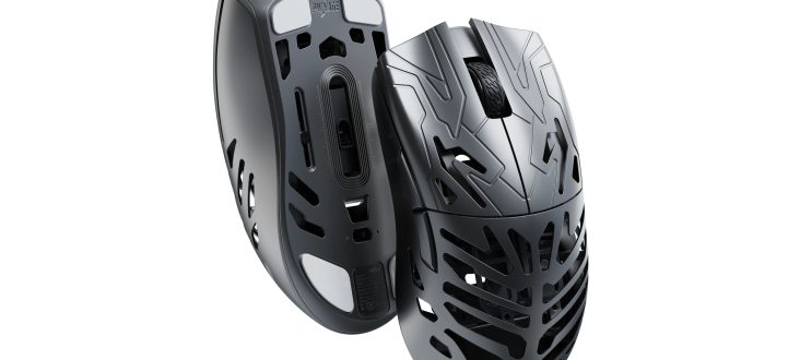 Mouse sem fio Pwnage Vanta com chassi em liga de magnésio e acabamento gravado