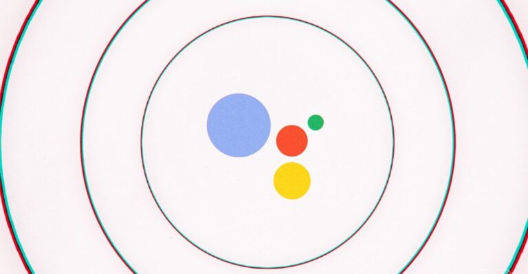 Ilustração com o logotipo do Google Assistant, assistente que será removido dos aparelhos Android