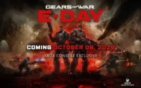 Arte promocional de Gears of War: E-Day, novo jogo da The Coalition para PC e Xbox Series X|S