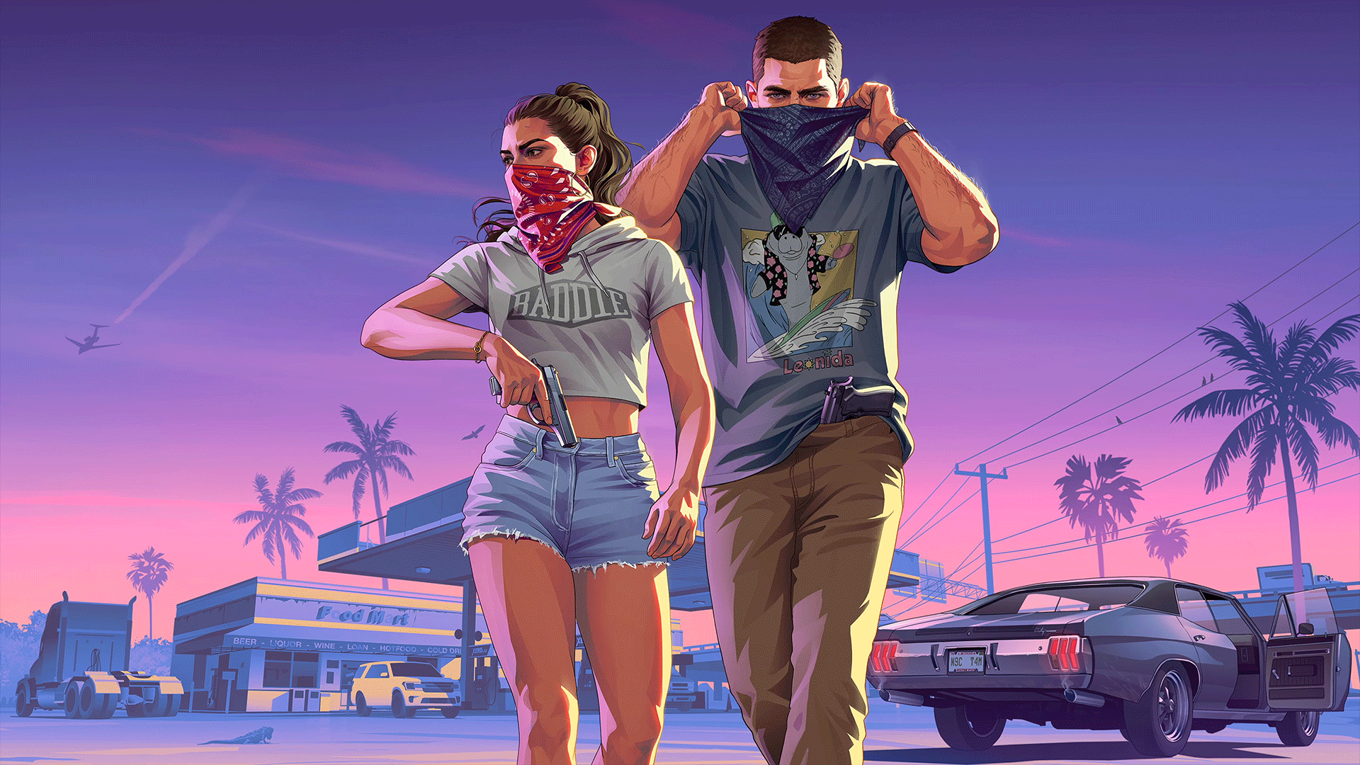 Arte promocional de GTA 6 usada em materia sobre malware disfarcado de copia vazada