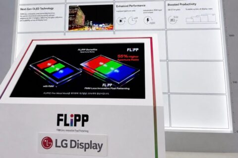 Painel OLED LG Display com tecnologia FLiPP apresentado no IMID 2026