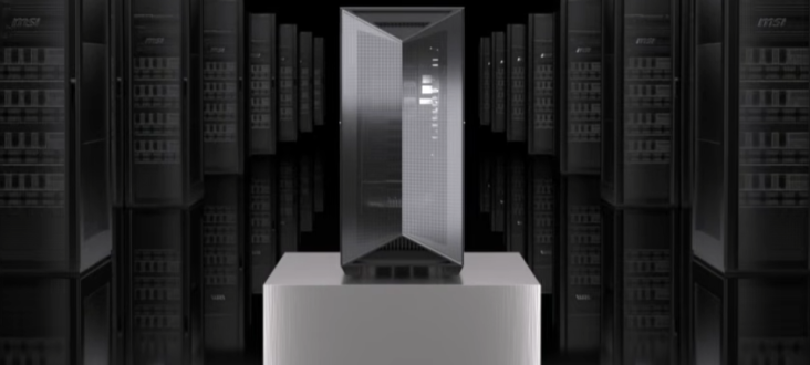 Workstation de IA MSI XpertStation WS300 com superchip Nvidia GB300