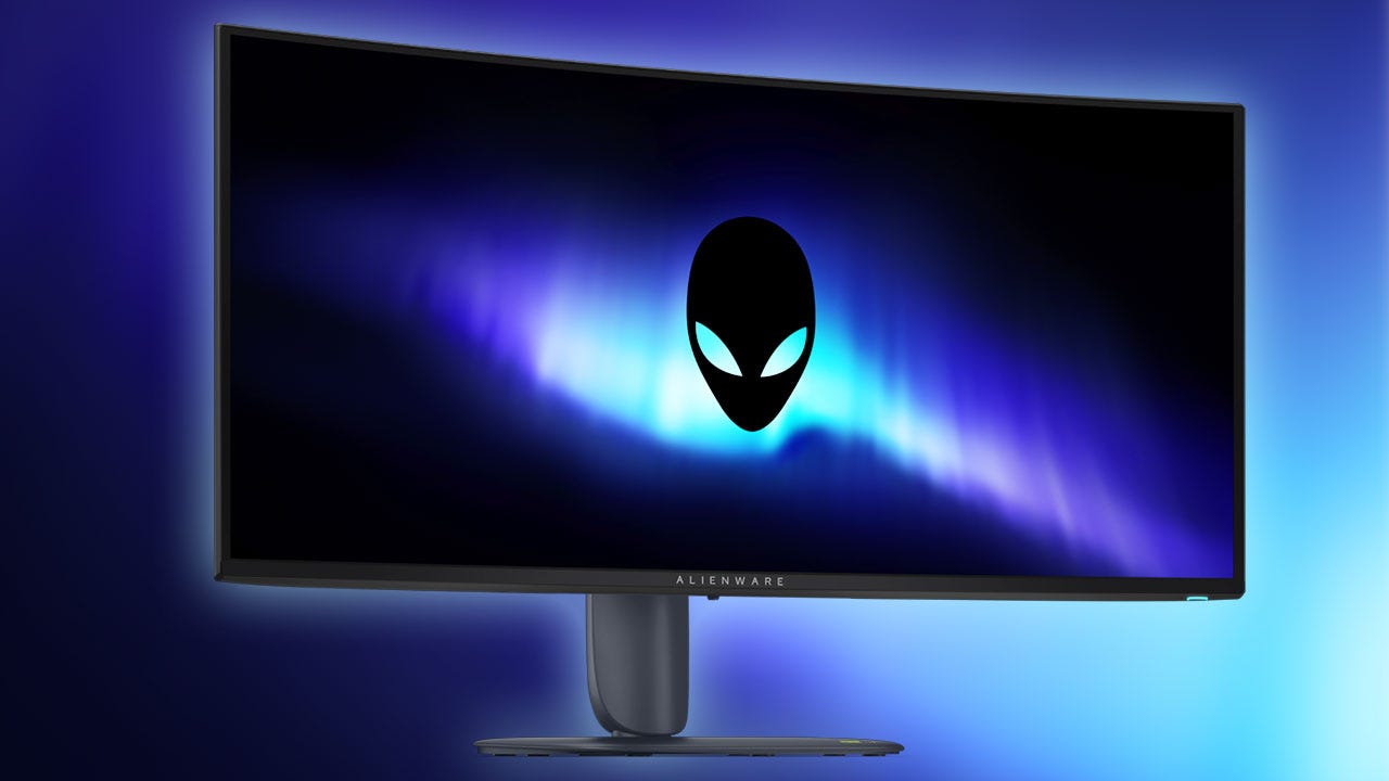 Monitor gamer Alienware AW3926QW de 39 polegadas com painel 5K OLED curvo