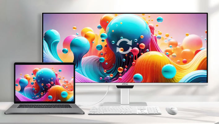 Monitor ultrawide MSI Pro Max 341QPXW14G QD-OLED de 34 polegadas