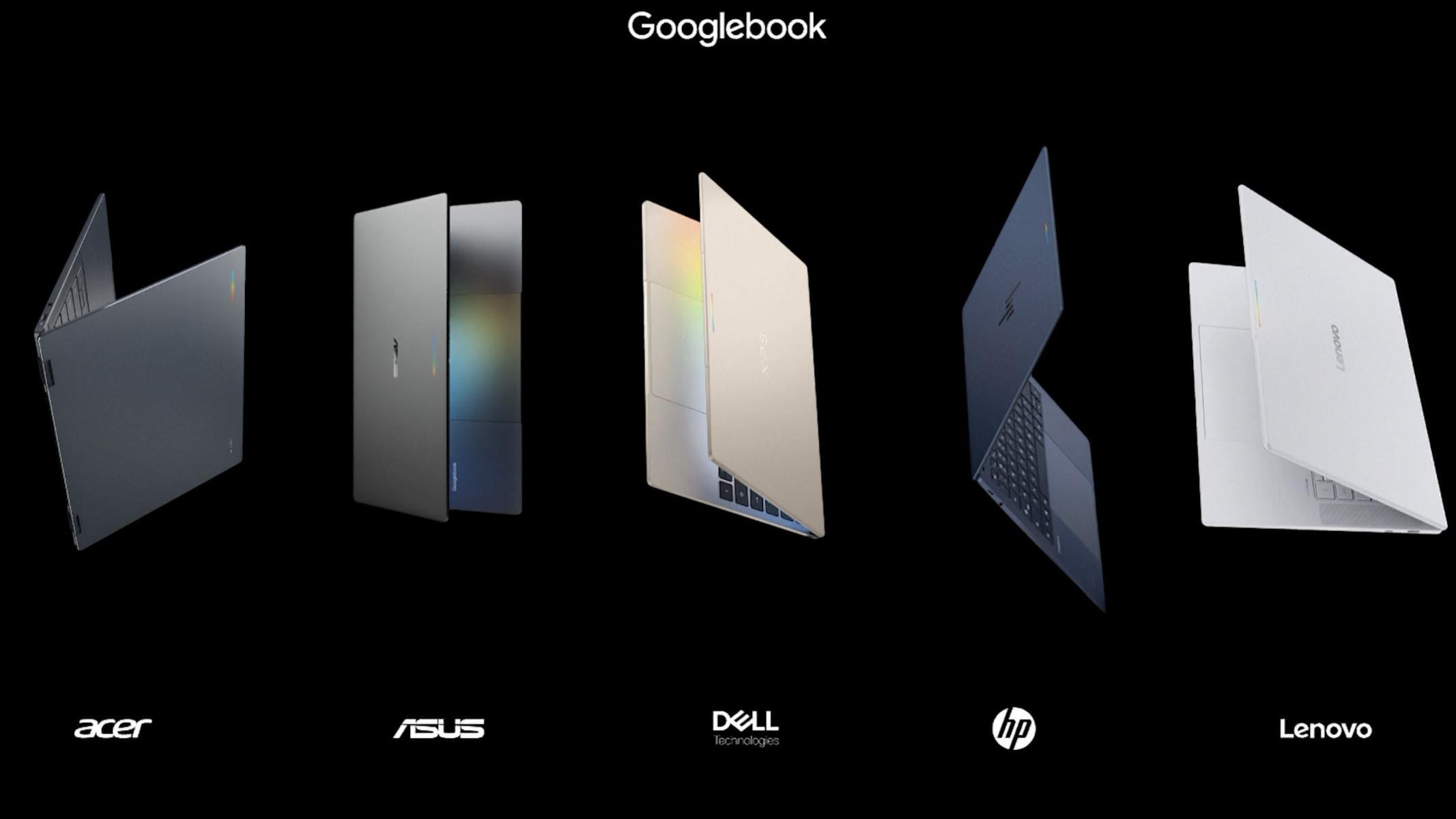 Googlebooks: primeiros notebooks de Dell, HP, Lenovo, ASUS e Acer